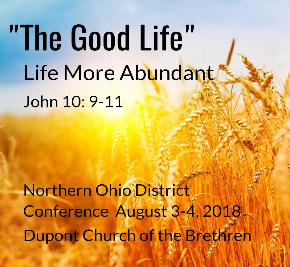 Northern Ohio 2018 District Conference PAGE 5 VOLUME 62 ISSUE 1 Buckeye Brethren Institute Receives Accreditation from Brethren Academy for Ministerial Leadership Some highlights: Pre-Conference