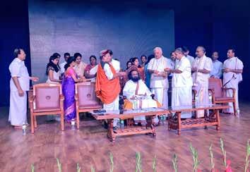 On this occasion, Gurudev remarked that "S-VYAS University is the pride of the world. Here, science and spirituality embrace one another.