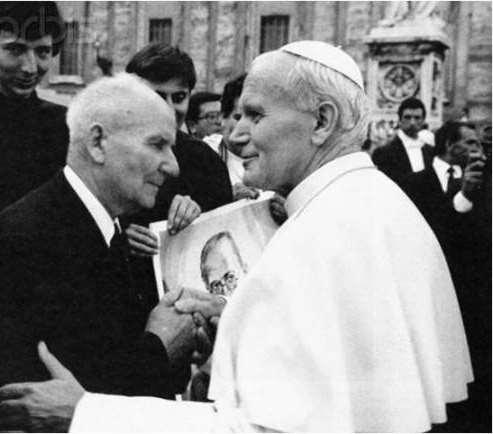 Saint Maximilian Kolbe Kolbe was canonized on 10 October 1982 by Pope John Paul II Saint