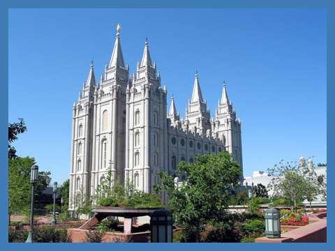 The living temple traveled with the Latter-day Saints to the West.
