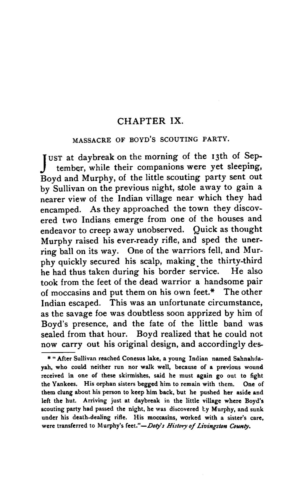 CHAPTER IX. MASSACRE OF BOYD'S SCOUTING PARTY.