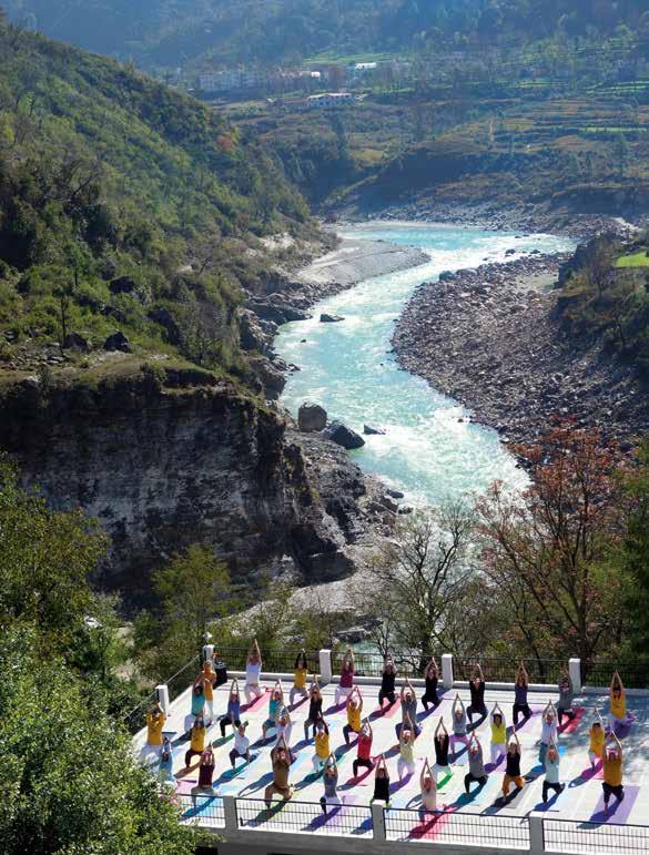 90 INTERNATIONAL PROGRAMMES IN INDIA INTERNATIONAL PROGRAMMES IN INDIA 91 FASCINATING INDIA International Yoga Teachers Training Courses in Rudraprayag, Himalayas (India) DATES IN RUDRAPRAYAG,