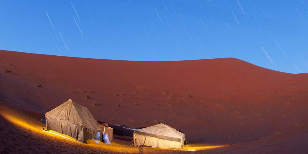 15 Days Starts/Ends: Marrakech Become starstruck! Camel trek into the Sahara for an unforgettable night of stargazing at the peak of the spectacular Geminids Meteor Shower.