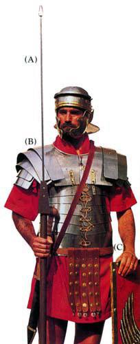 The Roman Legionary Armor And Battle Gear Roman Soldier