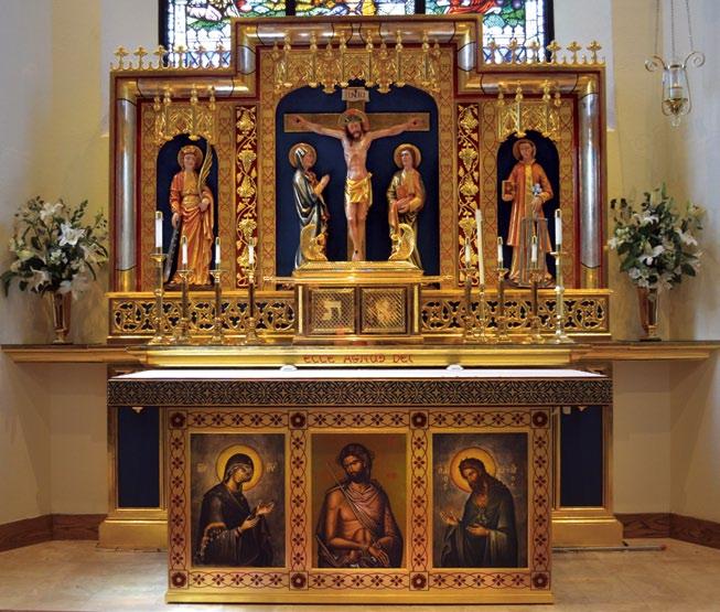 PROJECT DETAILS Our Lady of Walsingham Church Houston, Texas The high altar in Our Lady of Walsingham Church is a rendition of the Slipper Chapel shrine in the UK.