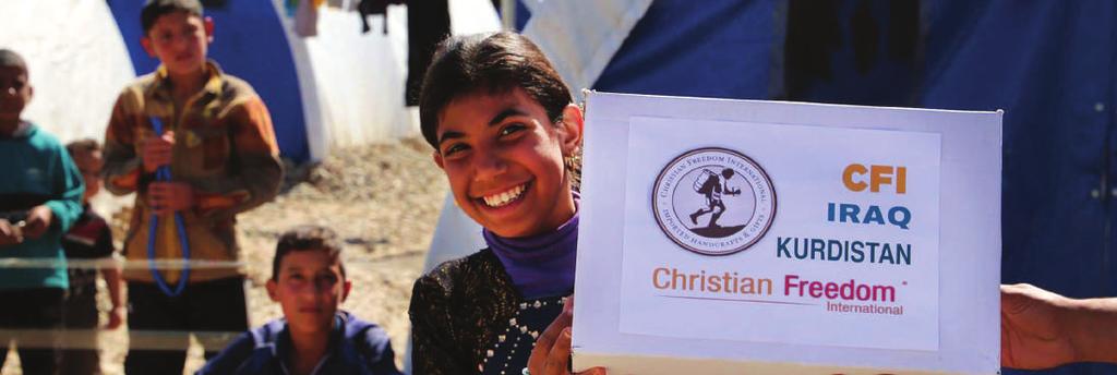 CHRISTIAN FREEDOM INTERNATIONAL is distributing much needed, lifesaving food, medicine, school supplies, and other essential aid to refugee Christians in Iraq.