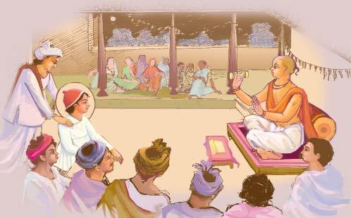 Here, There, Everywhere! 7 Ghanshyam knew where all the mandirs in Ayodhya were. He especially liked the Ramji Mandir and the Hanumanji Mandir at Hanuman Gadhi. He often visited these two mandirs.