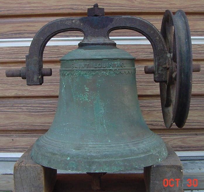 He agreed to arrange for the erection of a structure to house it, so Lanida agreed to donate the bell to the Staunton School District in memory of her father.