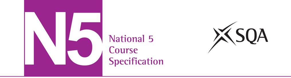 National 5 Philosophy Course code: Course assessment code: SCQF: Valid from: C854 75 X854 75 level 5 (24 SCQF credit points) session 2017 18 The course specification provides detailed information