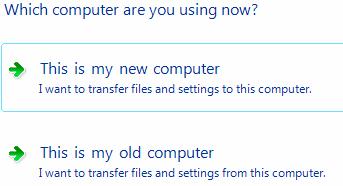 (Windows Easy Transfer) WET כלי זה נקרא בעברית "העברה נוחה ב- Windows " והוא מאפשר להעביר קבצים והגדרות מהמחשב הישן אל המחשב החדש.