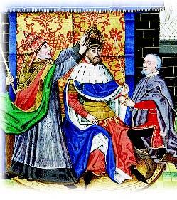 Charlemagne tried to rule in a Christian manner. Many of his advisers were drawn from the clergy.