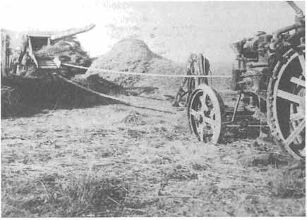 TWENTIETH-CENTURY HOMESTEADERS 121 Threshing alfalfa seed in Myton, 1915.