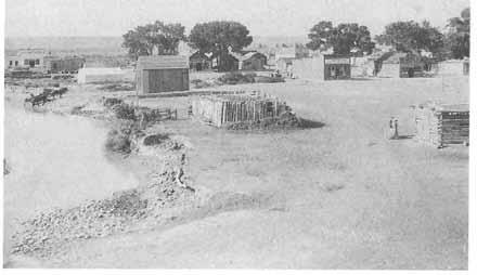 THE MAKING OF UTAH'S TWENTY-EIGHTH COUNTY 147 Myton in 1905. (Utah State Historical Society) Fruitland who desired to cast their lot with the proposed new county.