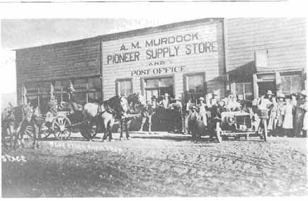 THE MAKING OF UTAH'S TWENTY-EIGHTH COUNTY 169 Abe Murdock's Store in Duchesne circa 1915. (Utah State Historical Society) source, from Dry Gulch, was frequently roily and sometimes dry.
