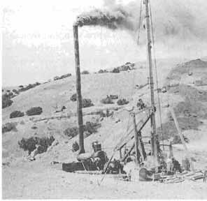 338 HISTORY OF DUCHESNE COUNTY Early oil exploration and drilling in the Uinta Basin, 1913.