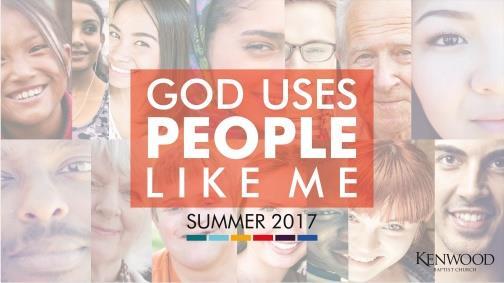 Onesimus: A Brother and Ministry Partner Summer Sermon Series God Uses People Like Me Kenwood Baptist Church Pastor David Palmer July 9, 2017 TEXT: Philemon 1:1-25 We continue in our spring series on