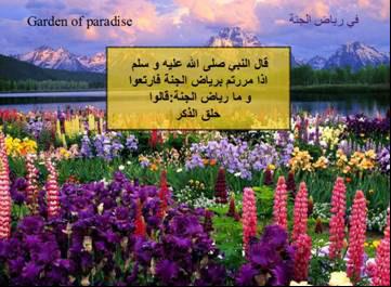 The Sahaba said, What are the gardens of Paradise?