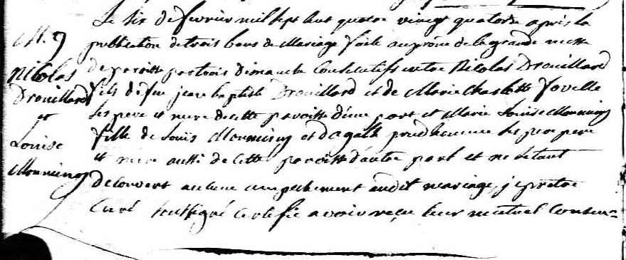She was born 19 May 1770 in Assumption / Sandwich. They had nine children [Denissen, Vol. I, p. 371].