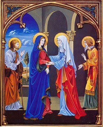 A cry of joy and faith that reveals... Mary hardly has time to greet her cousin, before her cousin, Elizabeth starts the conversation with "a loud cry".