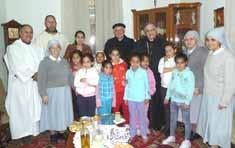 P A G E 4 N E W S L E T T E R J E RU S A L E M Diocese: Pastoral activities and liturgical life Patriarch Fouad meets the communities of Galilee NAZARETH - Taking advantage of his presence in Galilee