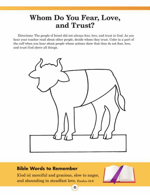 Lesson 11 Tell the children to look at their Ten Commandments bookmark from Lesson 10.