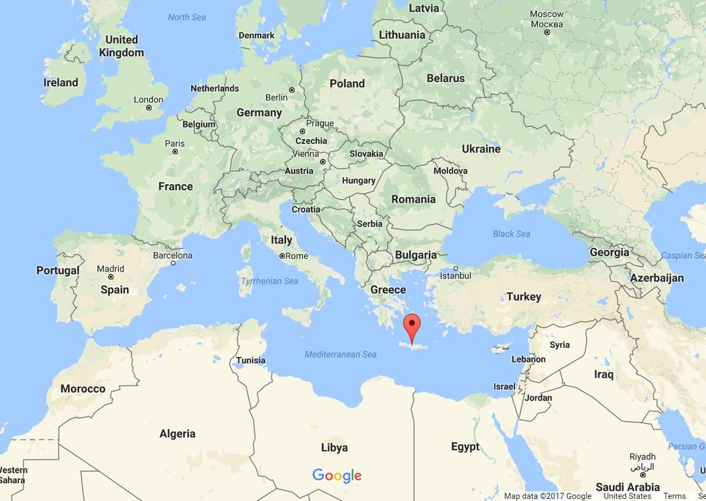Titus is in Crete https://www.google.com/maps/place/crete+region,+greece/@42.4140725,17.