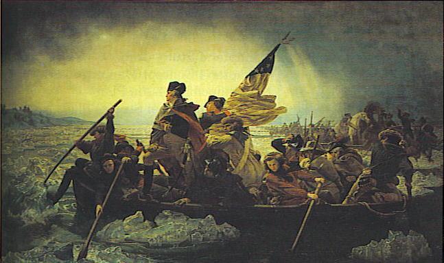The Battle of Trenton December 25, 1776 Washington chose to attack in Trenton, New Jersey Crossed the Delaware River on