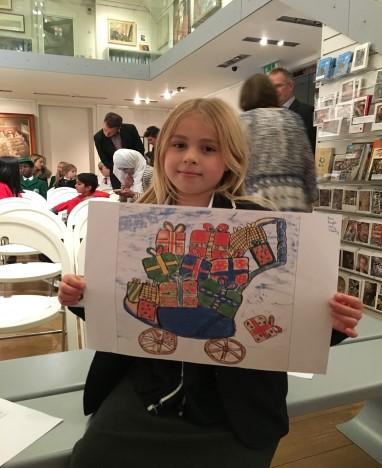 Spencer Gallery competition to design a Christmas card.