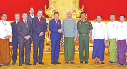 13 may 2017 President U Htin Kyaw Receives Chairman of ICRC 3 President U Htin Kyaw received a delegation led by Mr Peter Maurer, Chairman of Inter Committee of the Red Cross (ICRC), a humanitarian