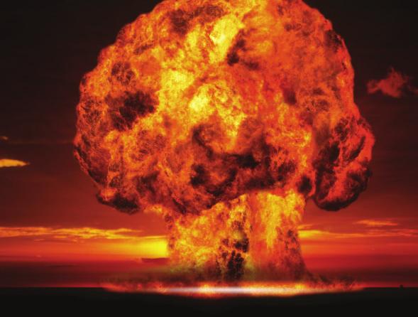 6 Question 5 Religion, War and Peace Look at the photograph. It shows an atomic explosion. 2 1 What is a weapon of mass destruction? 2 2 Religious teachings cannot support terrorism.