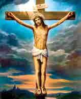 He is there as Christ rises three times after falling, there in the help and consolation He received from Simon of Cyrene and Veronica, and especially in the presence of the Mother of Sorrows on the