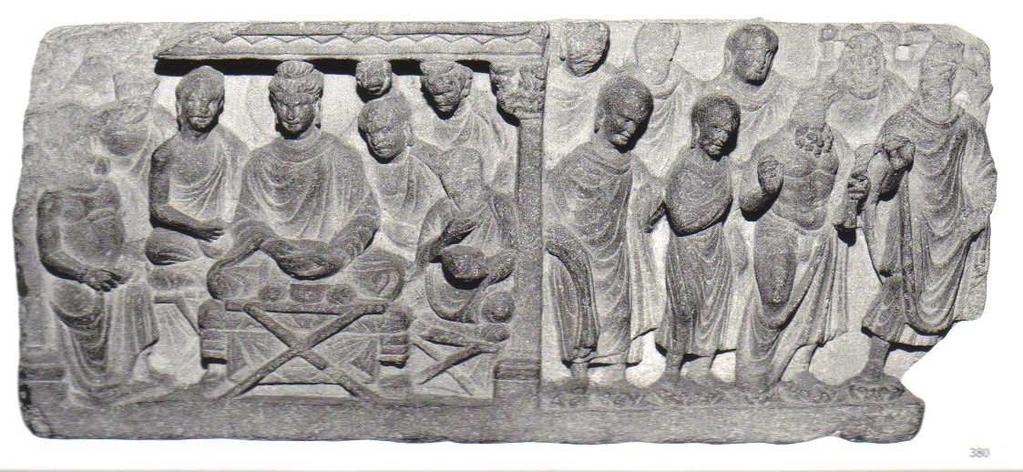 The Power of Bodhi 15 Figure No.13: Buddha Invited by Śrigupta, Grey Schist, H. 12.