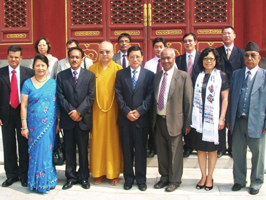 NEWSLETTER the Dean of LBU presented papers on - Buddhism and Nepal-China Relations, Buddhism and Peace; and Buddhism, Ethical