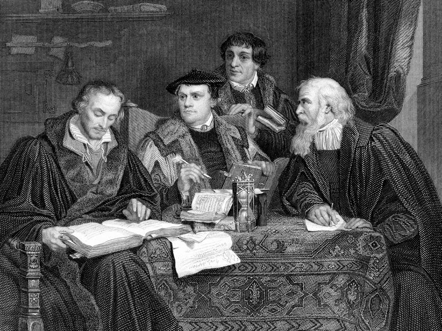 introduction 9 Philip Melanchthon, Martin Luther, Johann Bugenhagen and Gaspard