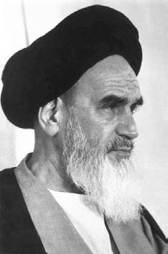 Khomeini Takes on the United States Ayatollah Ruhollah Khomeini Khomeini Takes on the United States Ruhollah Khomeini was born in 1900. He was a Shiite Muslim.