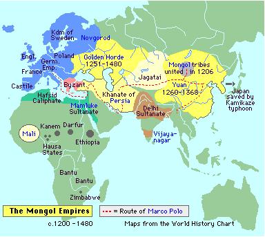 Cultures used t help empire Chinese and Muslim bureaucratic system Helped develp written language fr Mngls Trade Opened land rute frm Eurpe t Krea The Khanates - After death f Genghis Empire divided