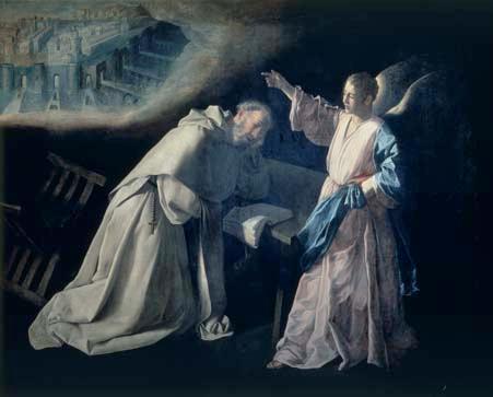 The Vision of Saint Peter Nolasco Oil on canvas, H. 179 cm ; L. 223 cm Monogram bottom right : Fco. De Z. F. Madrid, Museo del Prado (Inv.