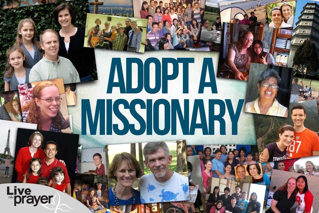 The Branch: Adopt- a- Missionary Program Program for