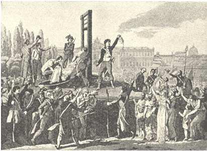Reign of Terror period when Robespierre
