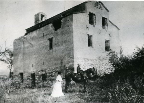 The site was surveyed August 1, 1852, and the mill (larger [largest] of it s [sic] time in Utah) was dedicated May 6, 1853. Built on rock foundation with solid adobe walls trimmed with red sandstone.