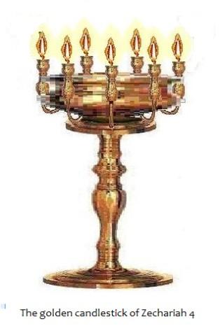 4 THE TWO WITNESSES OF REVELATION 11 representation of the candlestick was oftentimes likened unto the Jewish menorah.