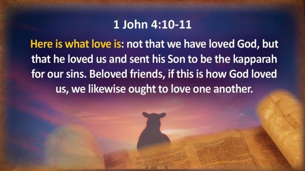 This is the greatest and most important mitzvah. And a second is similar to it, `You are to love your neighbor as yourself.