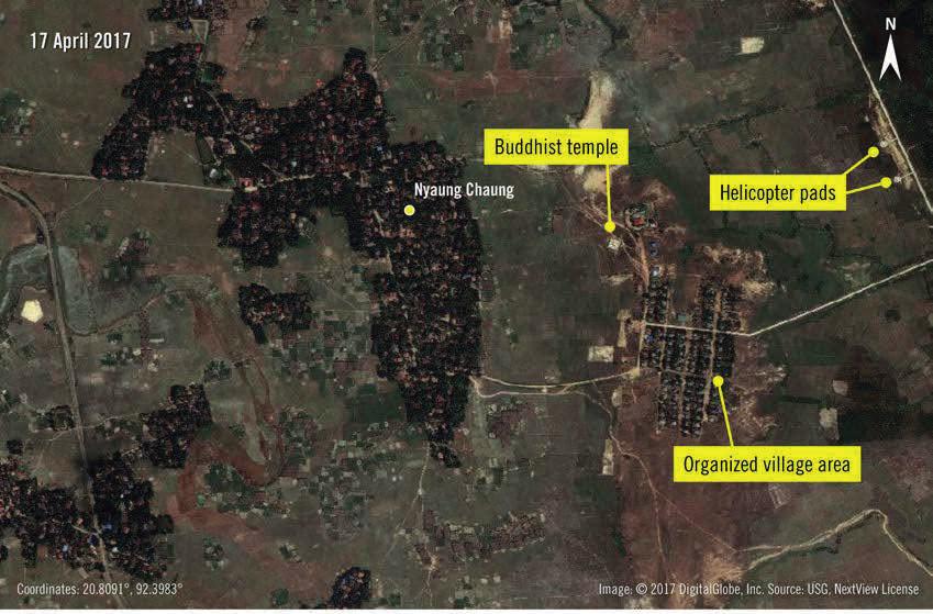 Other villages show a similar pattern of targeted burning.
