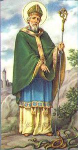 17 MAR (Thursday): SAINT PATRICK OF IRELAND, Bishop (385-461) Patrick was probably the son of a Roman-British official. At 16, he was captured by raiders and taken to pagan Ireland to tend sheep.