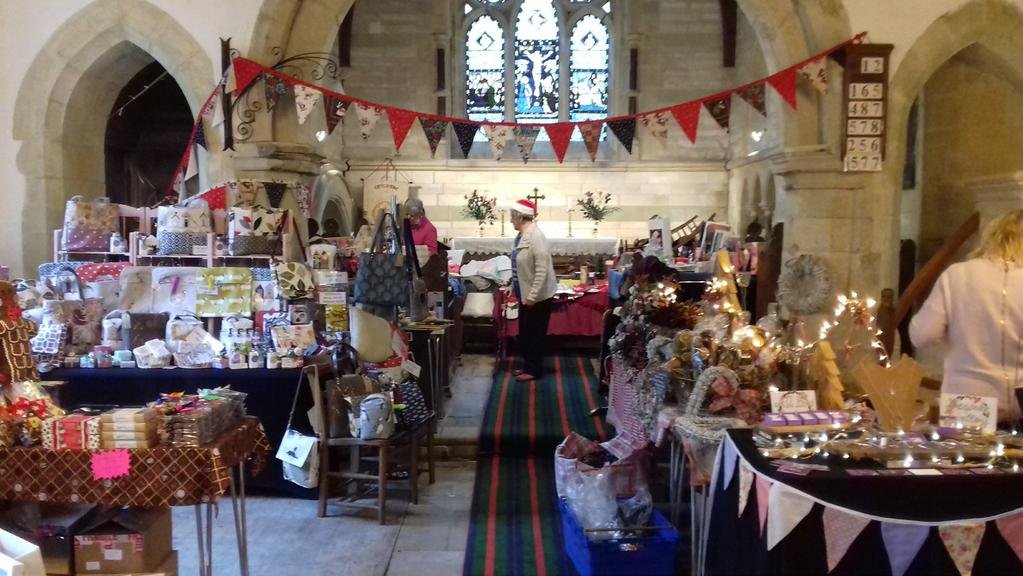 What a success our Craft Fayre in church was! Over 800 was raised for St Olave s Church thanks to Liz Taylor s brilliant organisation, aided by the A Team.