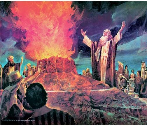 When Baal worship reached its peak in Israel, God sent Elijah to confront Ahab and the rulers of Israel.