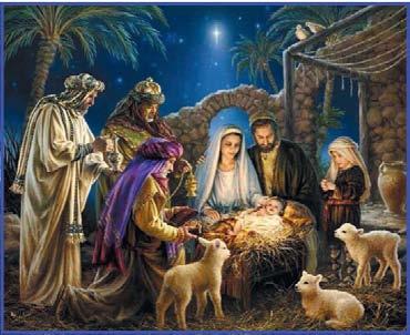 T oday we celebrate that the child born in the darkness of night in a lowly manger is revealed as the manifestation (the meaning of epiphany) of God.