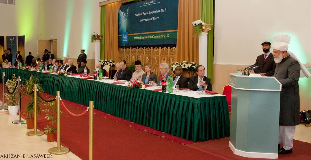 The 3rd Annual Ahmadiyya Muslim Prize for the Advancement of Peace