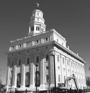 Reminder of the past In 2002, the LDS Church completed a major restoration of its temple in Nauvoo, Illinois, the first temple built by early members of the church before they left on their journey