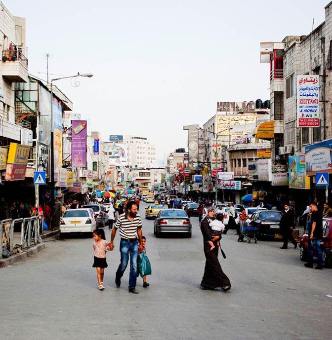 Most Palestinians in the West Bank live in built-up cities and towns like Nablus